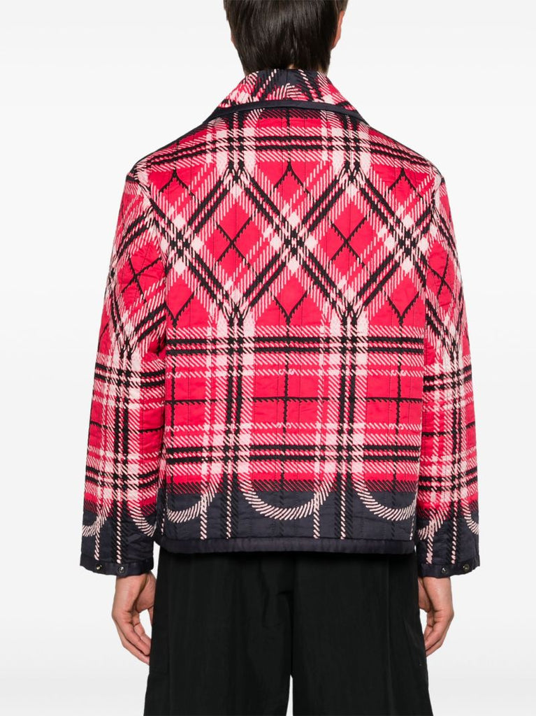 Checked Quilted Jacket