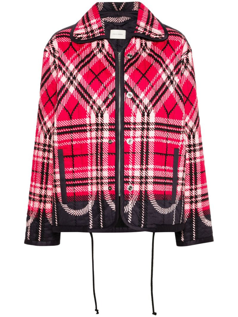 Checked Quilted Jacket
