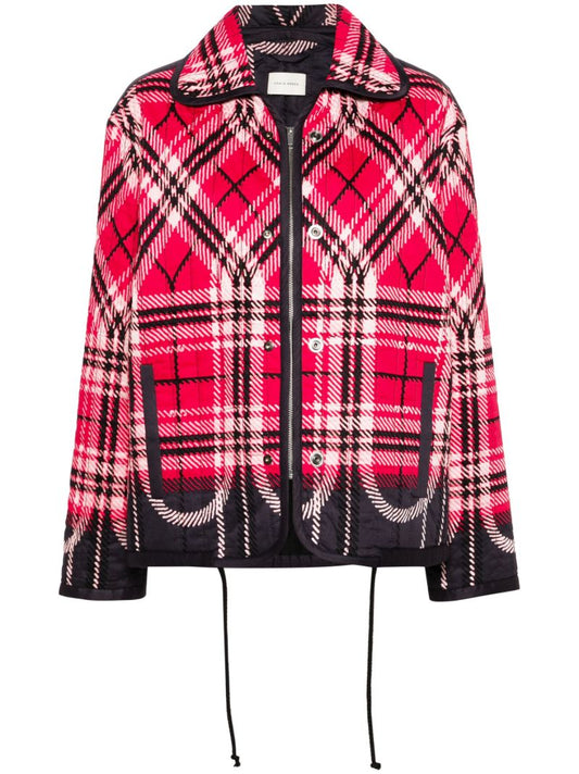 Checked Quilted Jacket
