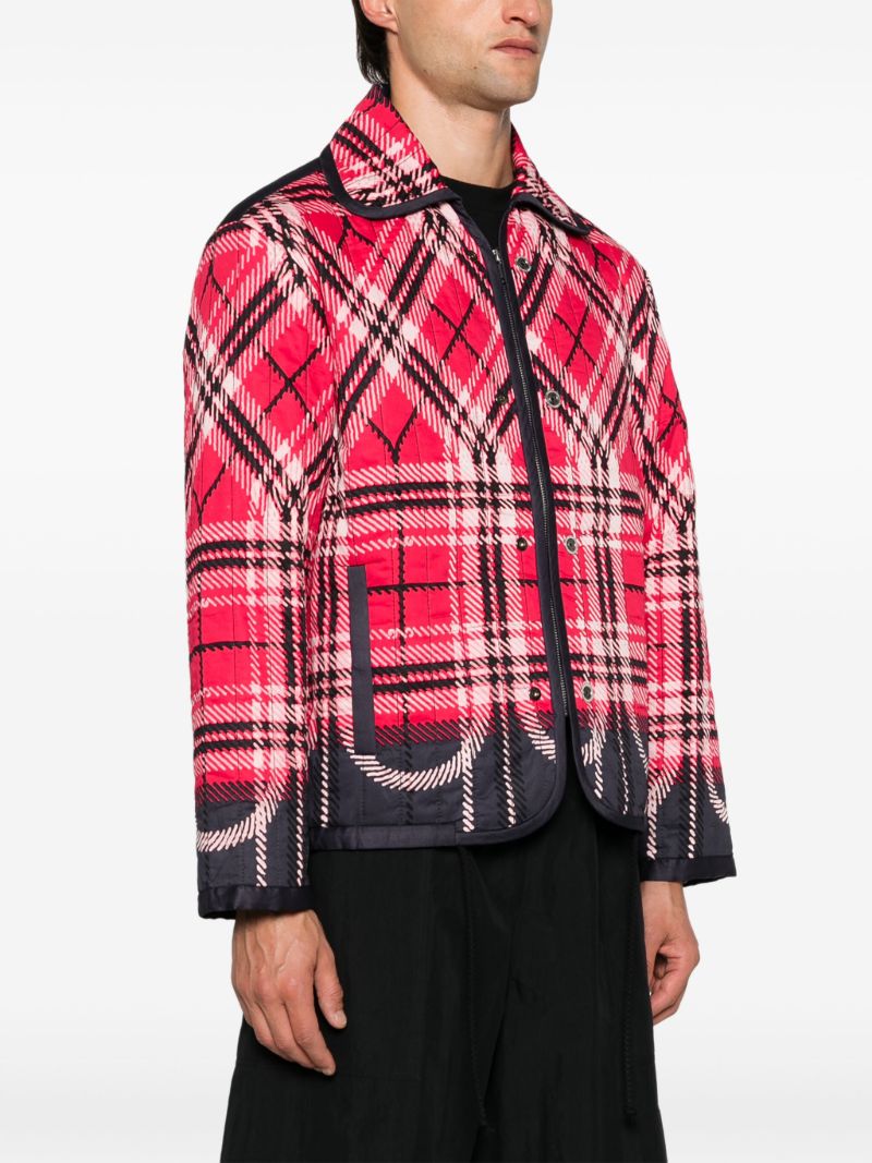 Checked Quilted Jacket