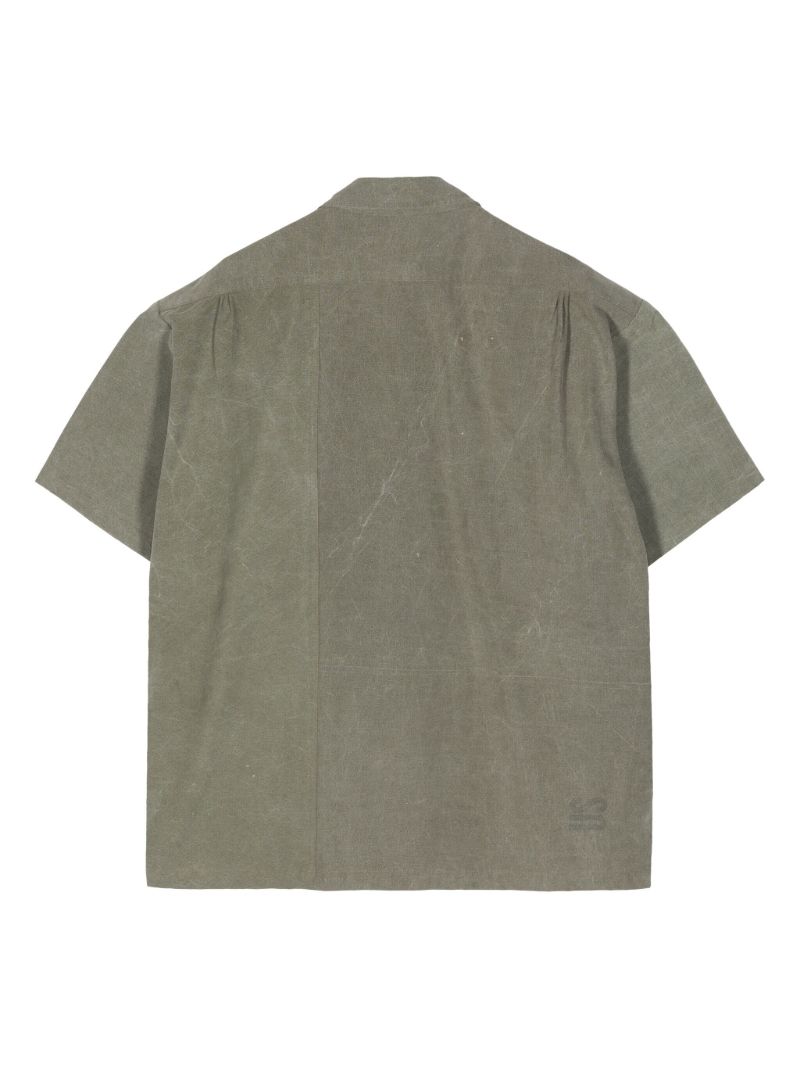 Green Army Tent Cotton Shirt