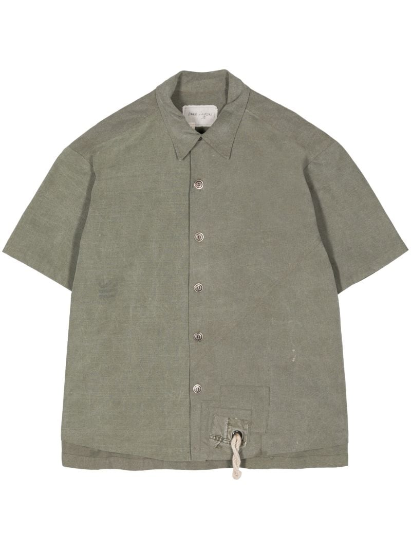 Green Army Tent Cotton Shirt