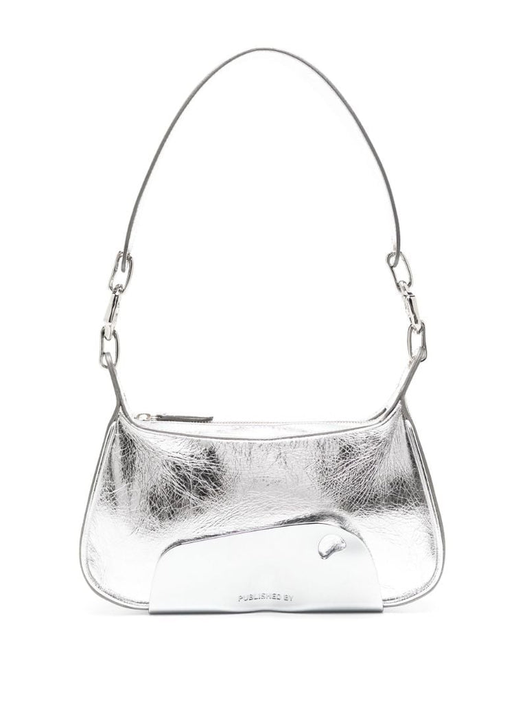 Silver-tone Rubi's Club Shoulder Bag