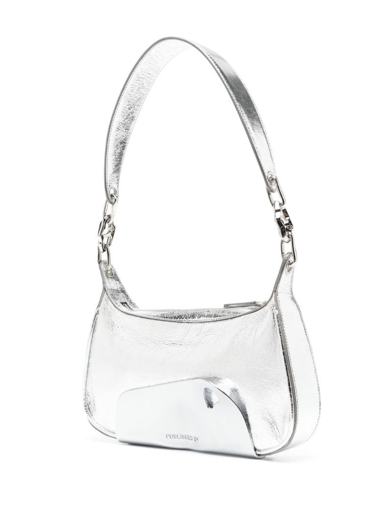 Silver-tone Rubi's Club Shoulder Bag