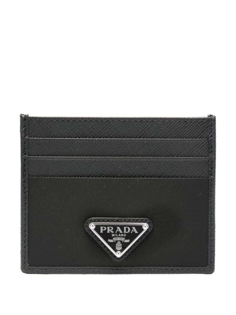Black Triangle Logo Card Holder