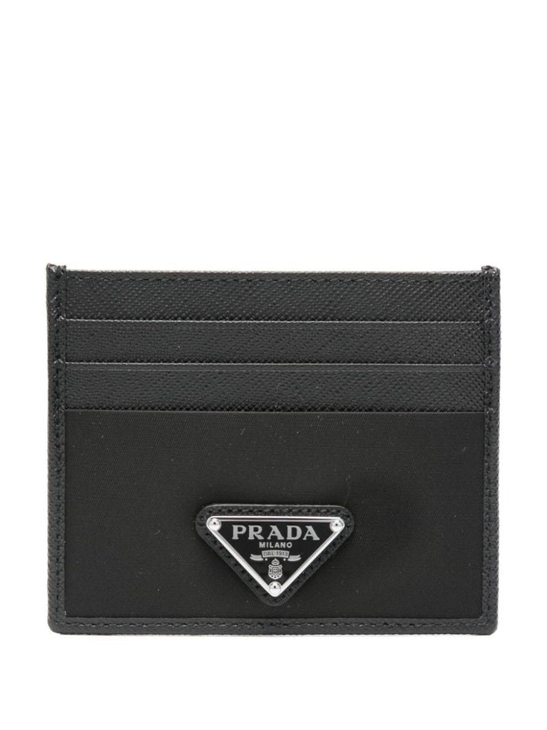 Black Triangle Logo Card Holder