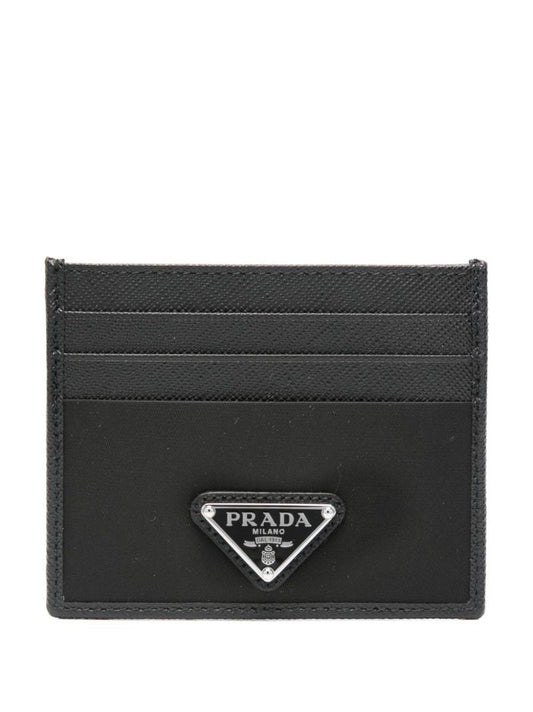 Black Triangle Logo Card Holder
