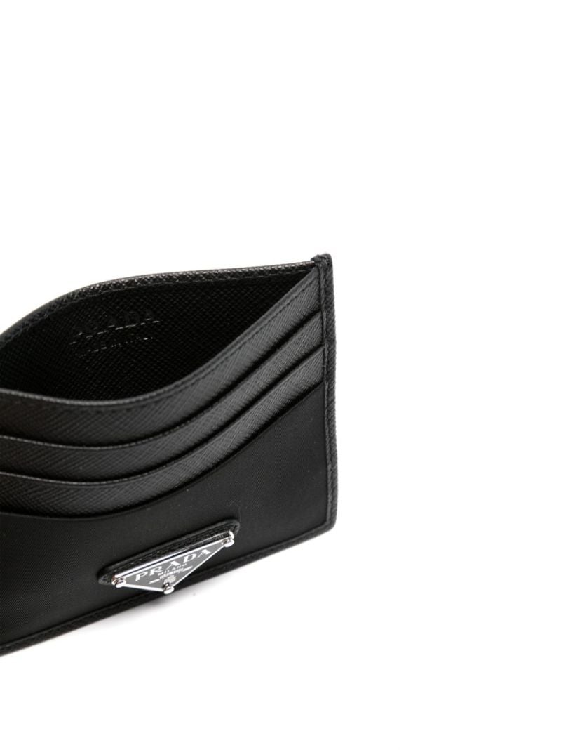 Black Triangle Logo Card Holder