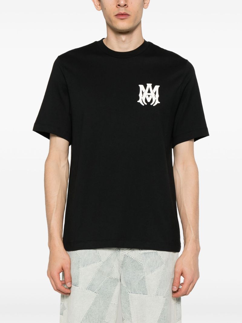 Black Logo-print Short-sleeve T-shirt