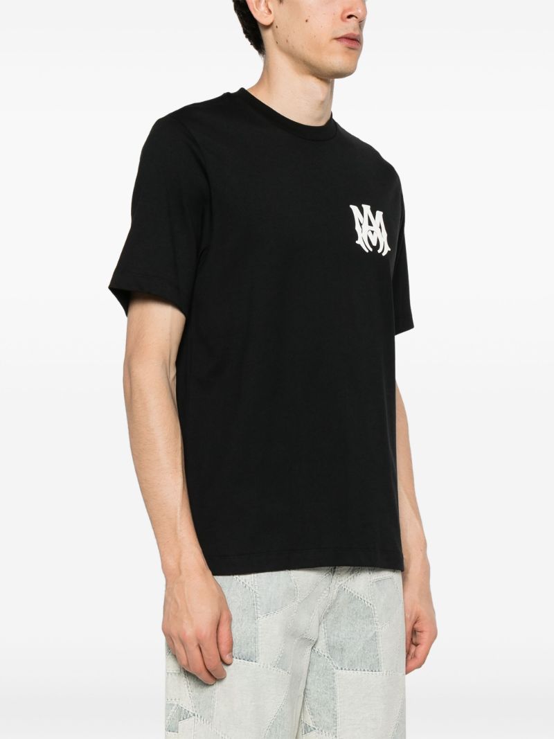 Black Logo-print Short-sleeve T-shirt