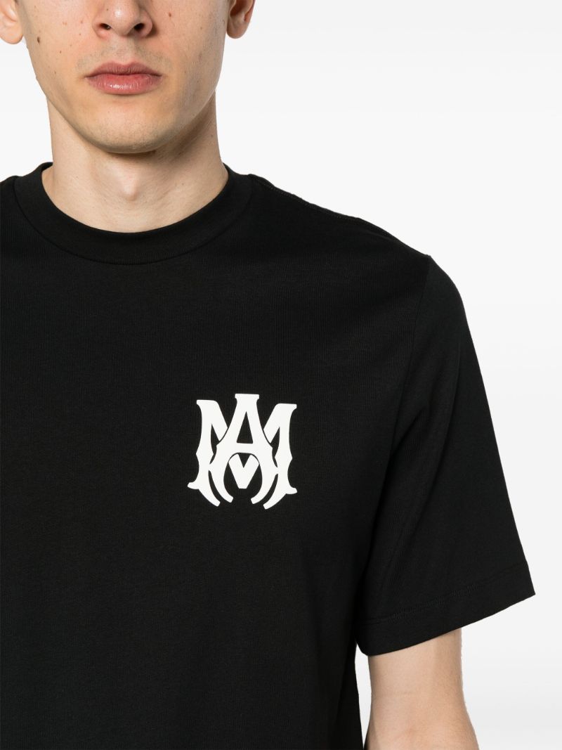 Black Logo-print Short-sleeve T-shirt