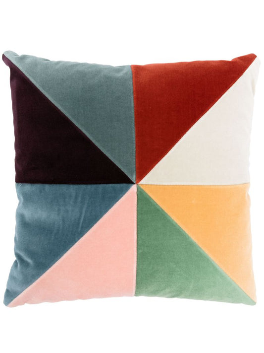 Blue Suki Velvet Cushion