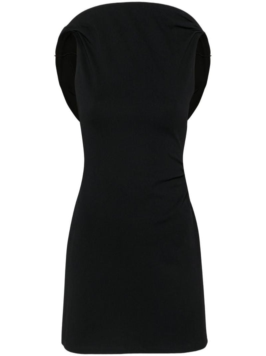 Black Bordo Mini Dress