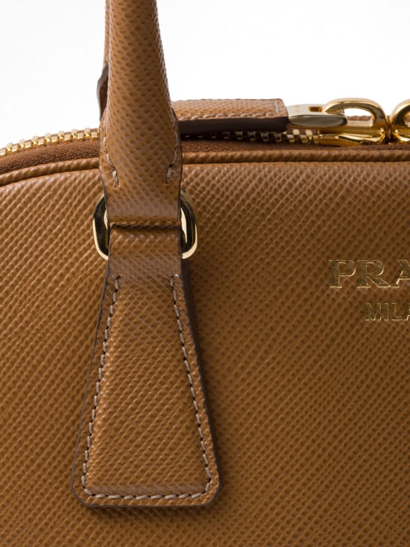 Brown Medium Leather Tote Bag