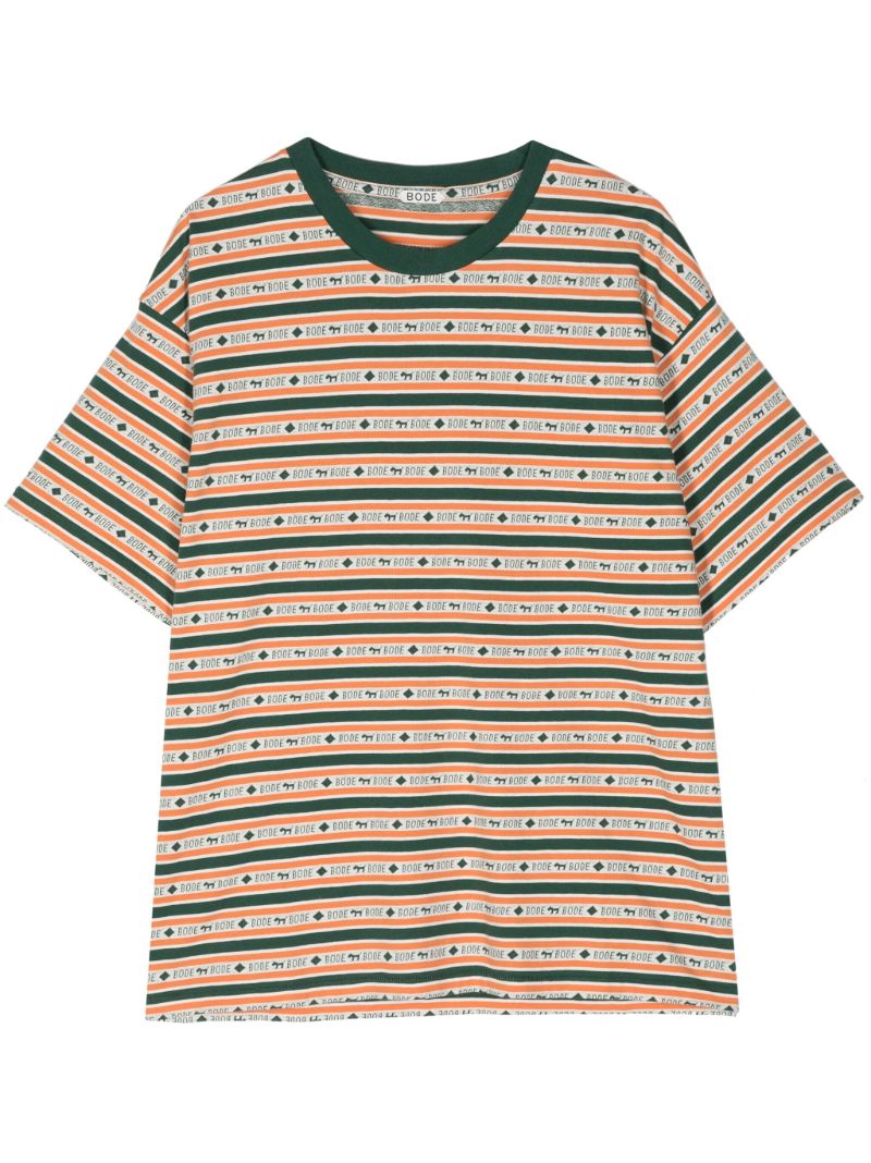 Green Scottie Jacquard T-shirt