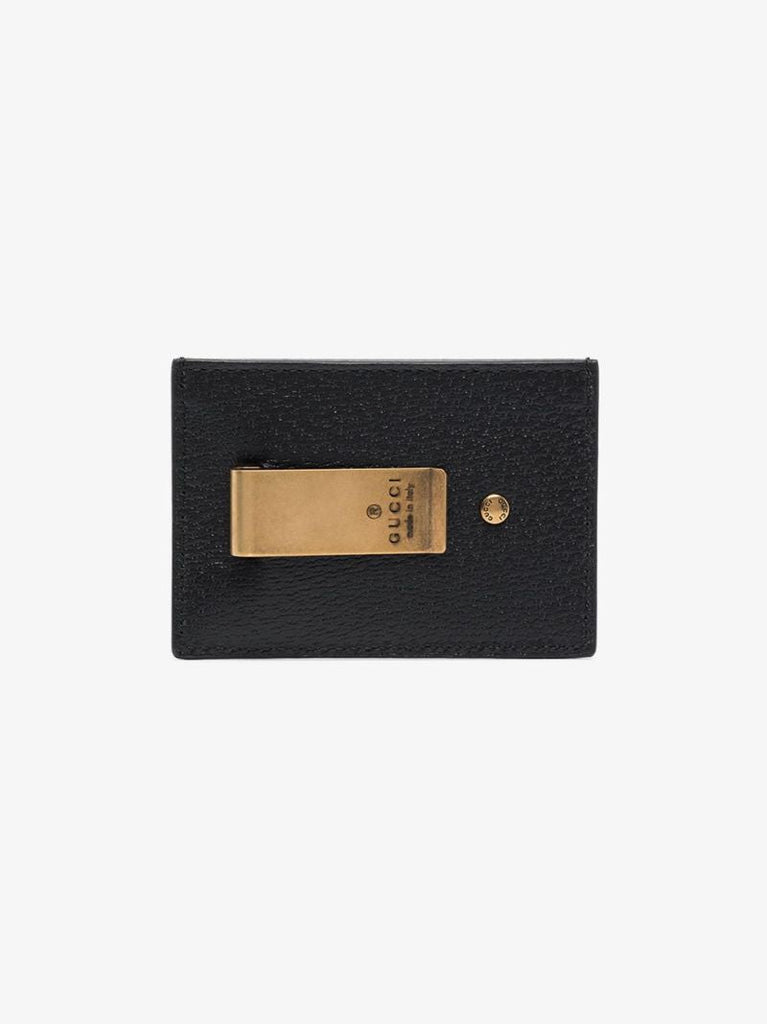 Black Gg Marmont Leather Card Holder
