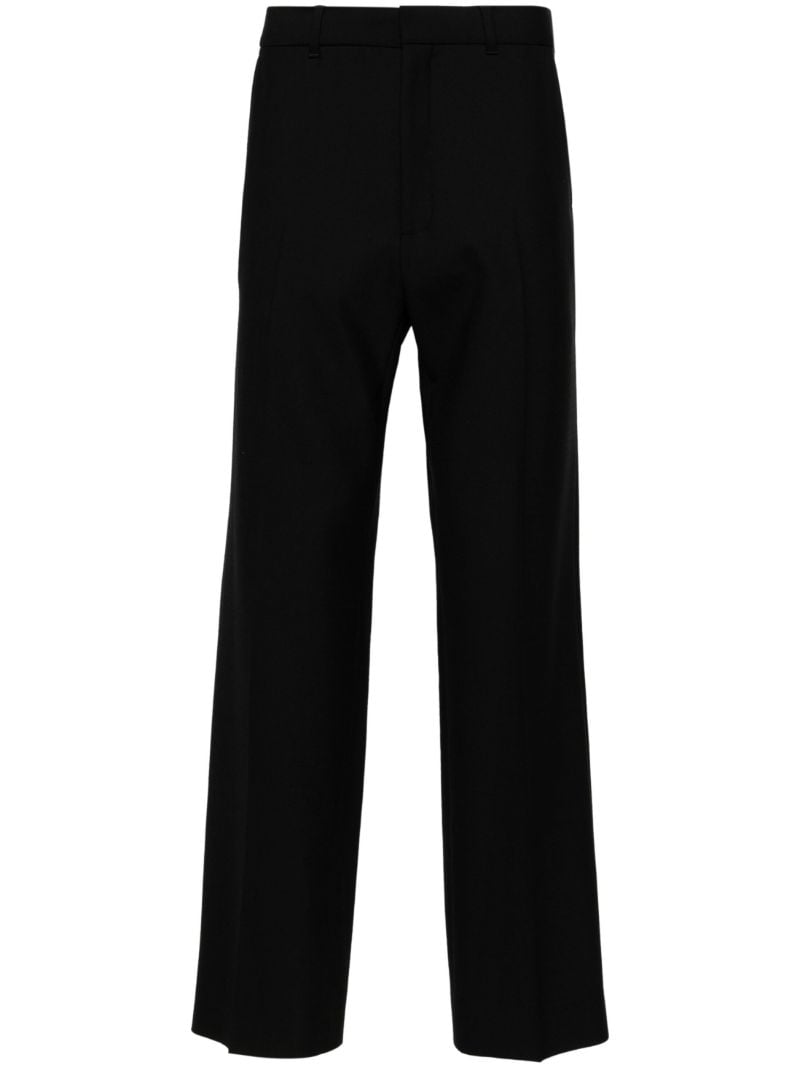 Black Stretch Tailored Trousers