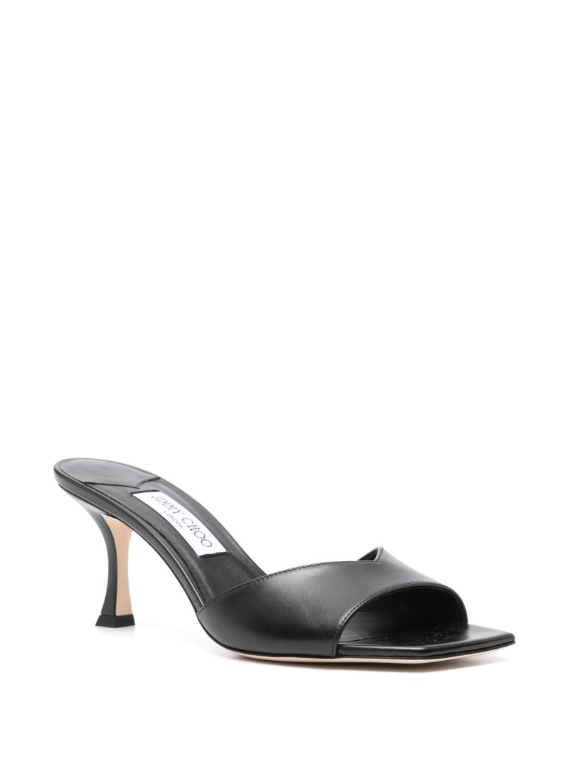 Black Skye 70 Leather Mules