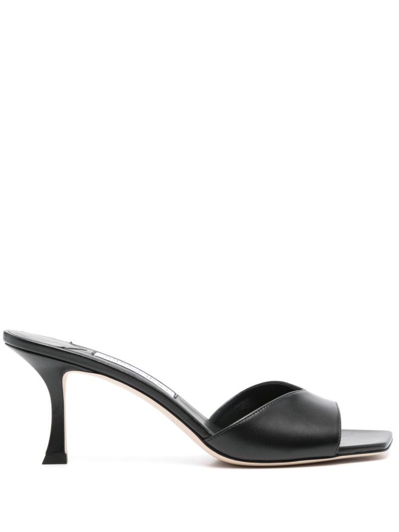 Black Skye 70 Leather Mules