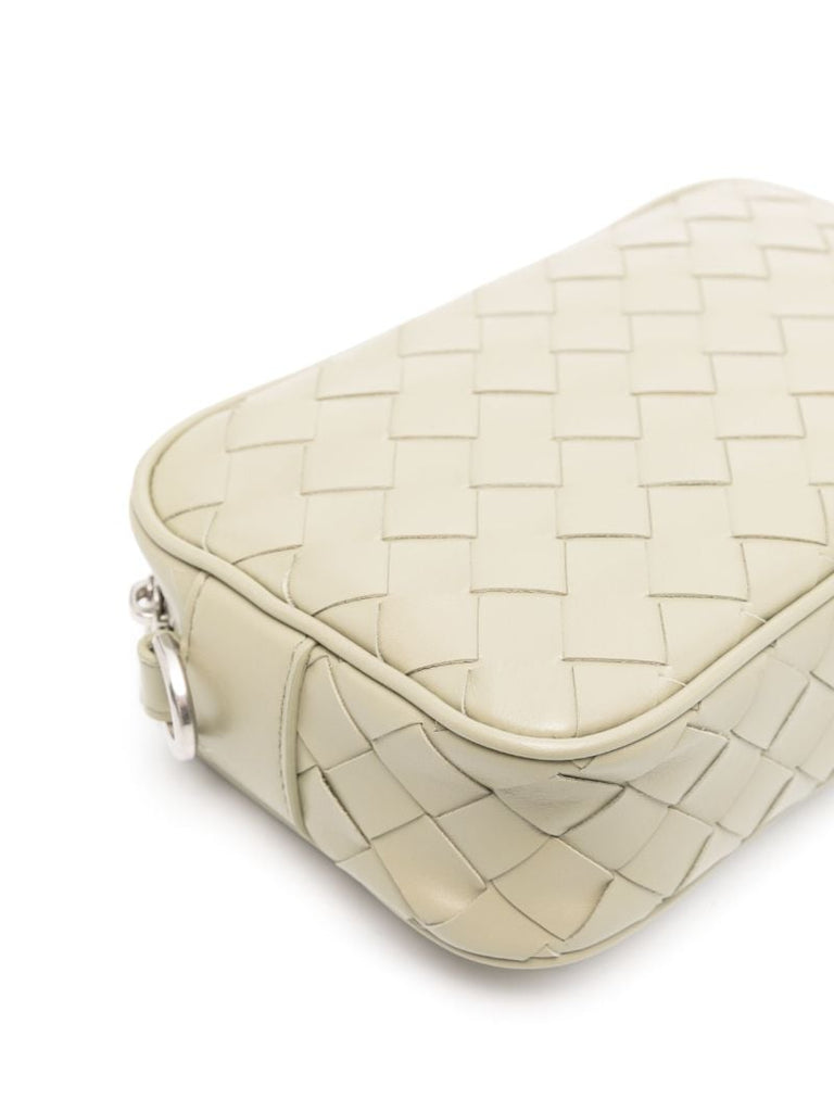 Green Intrecciato Messenger Bag