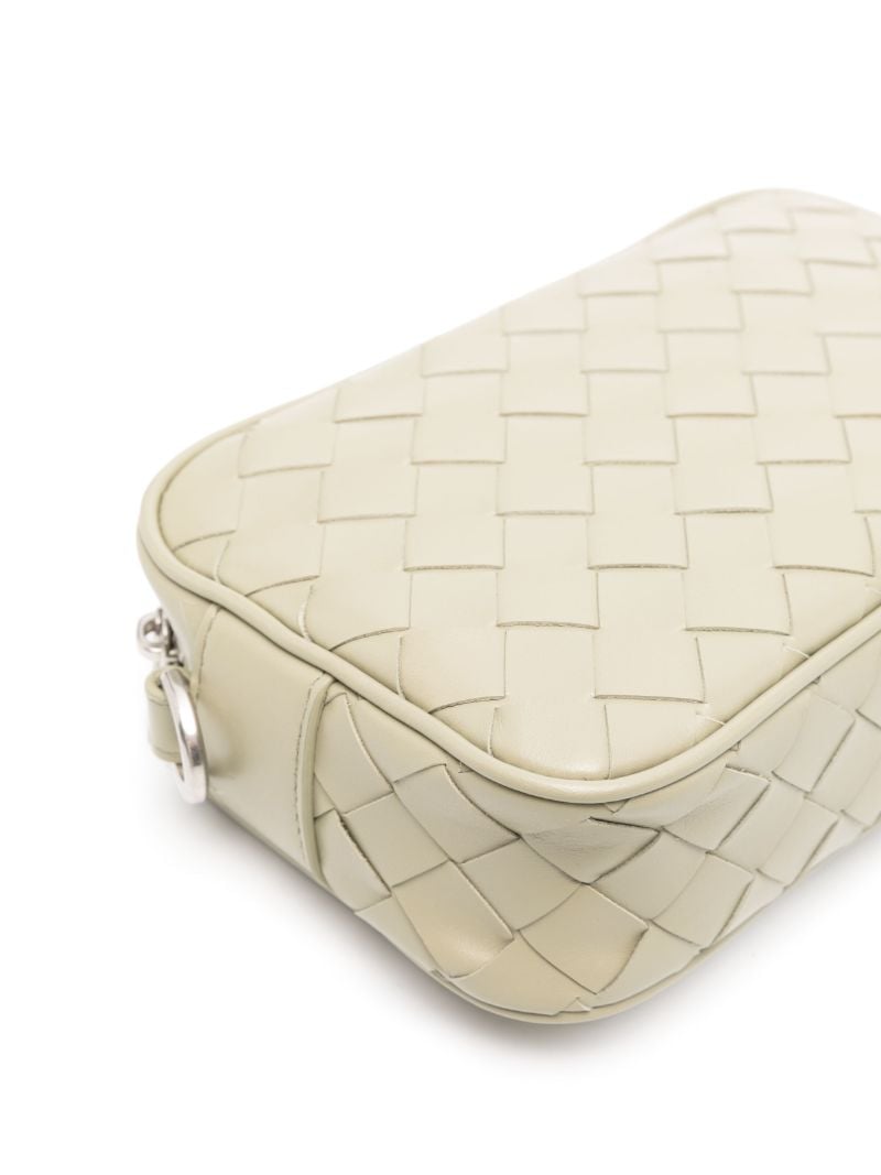 Green Intrecciato Messenger Bag