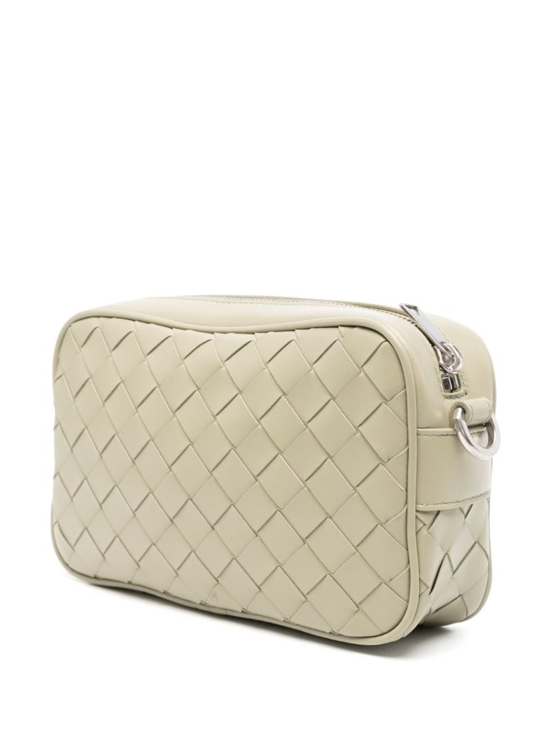 Green Intrecciato Messenger Bag
