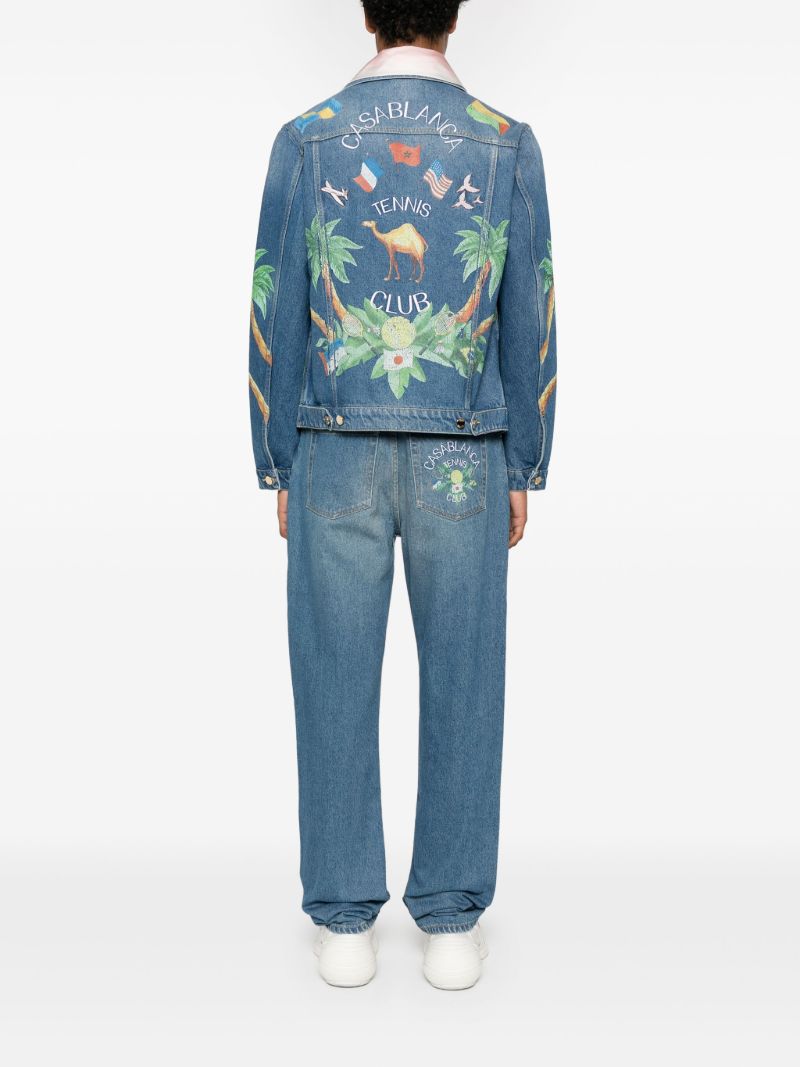 Blue Tennis Club Denim Jacket