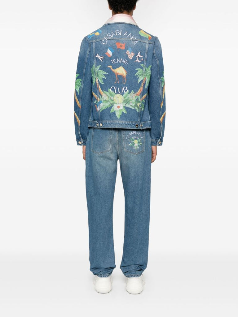Blue Tennis Club Denim Jacket