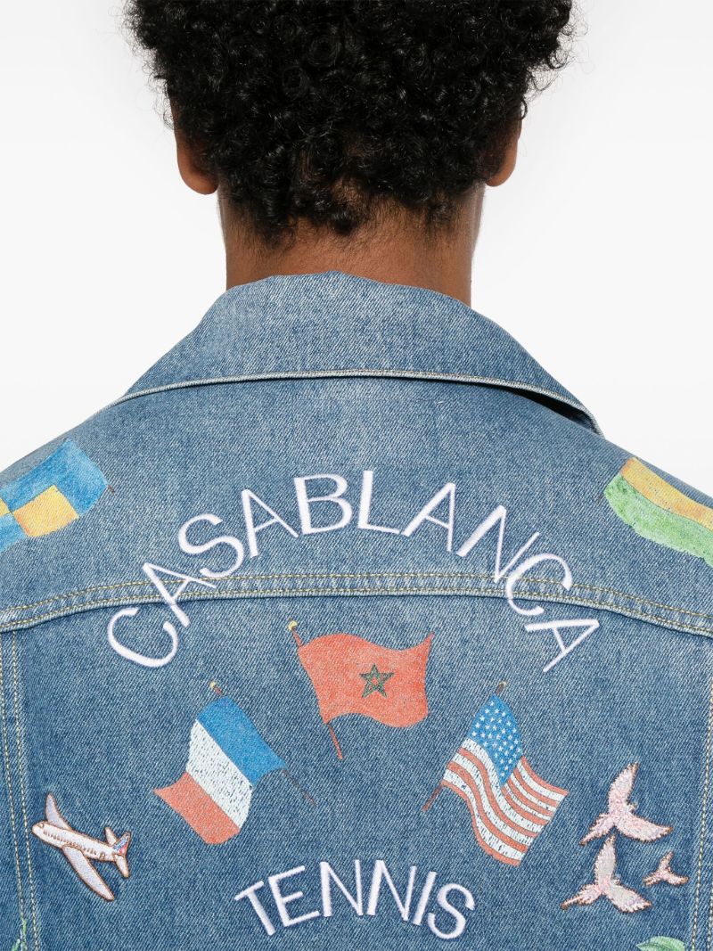 Blue Tennis Club Denim Jacket