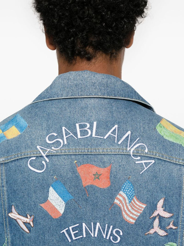 Blue Tennis Club Denim Jacket