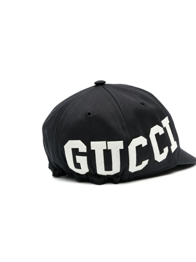 Black Logo Patch Baseball Cap
