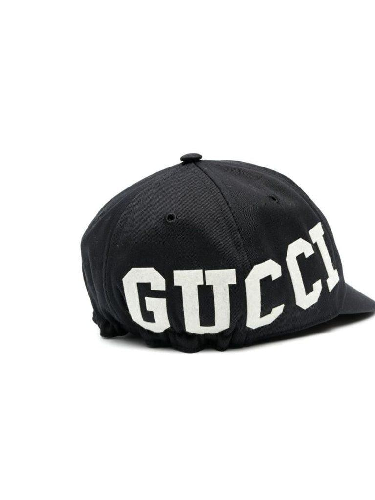 Black Logo Patch Baseball Cap
