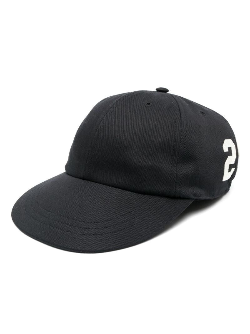 Black Logo Patch Baseball Cap