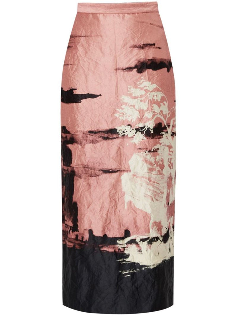 Pencil Midi Skirt