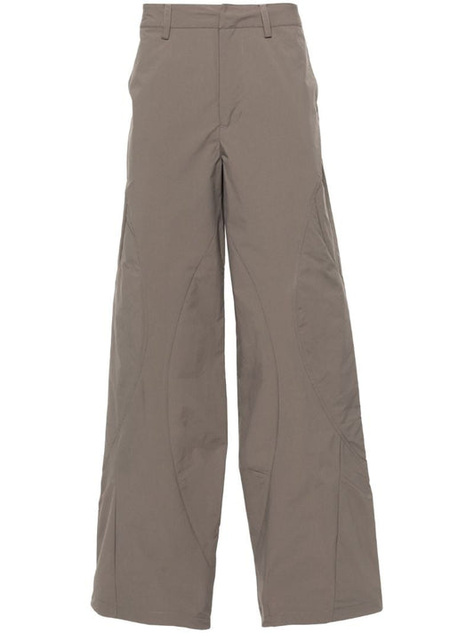 Green Wide-leg Trousers