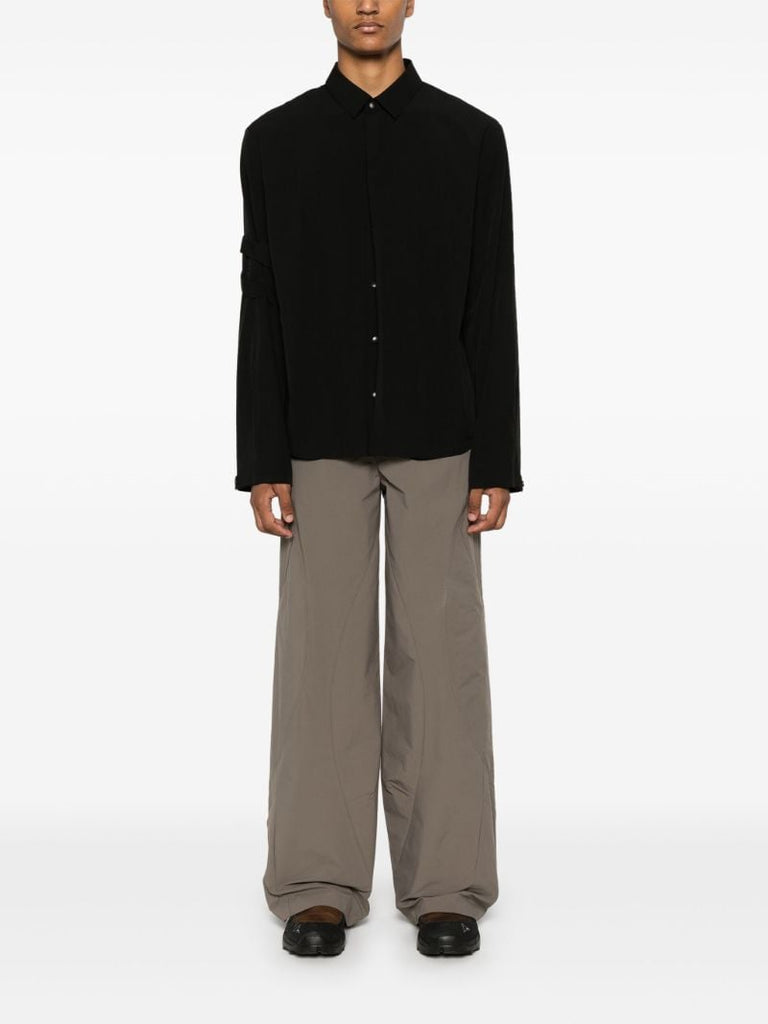 Green Wide-leg Trousers