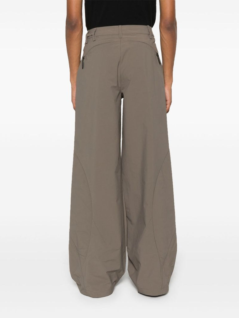 Green Wide-leg Trousers