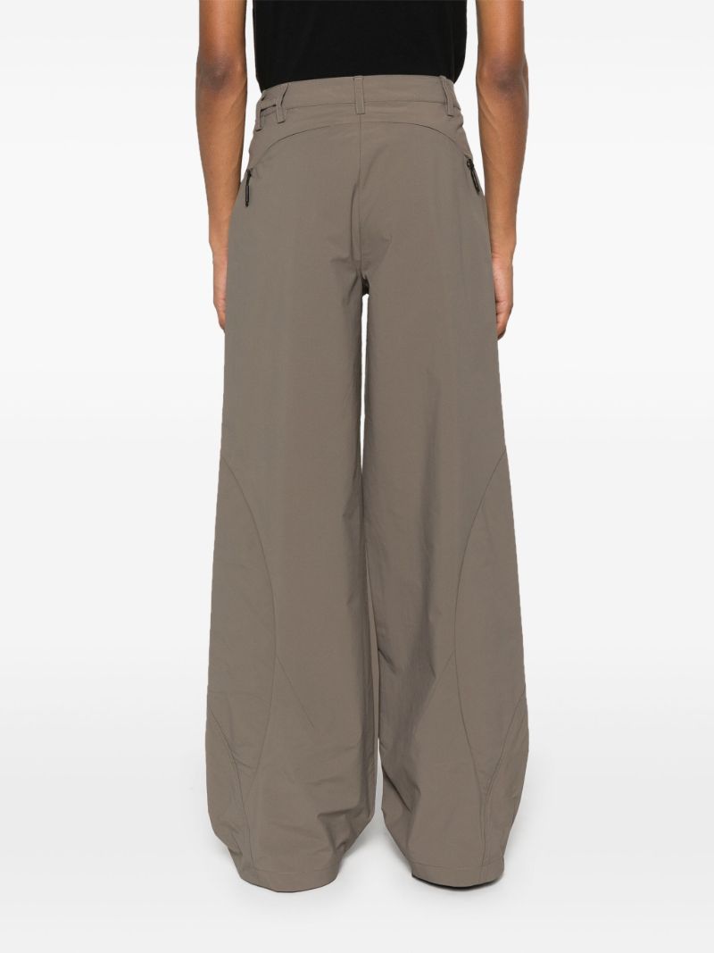 Green Wide-leg Trousers