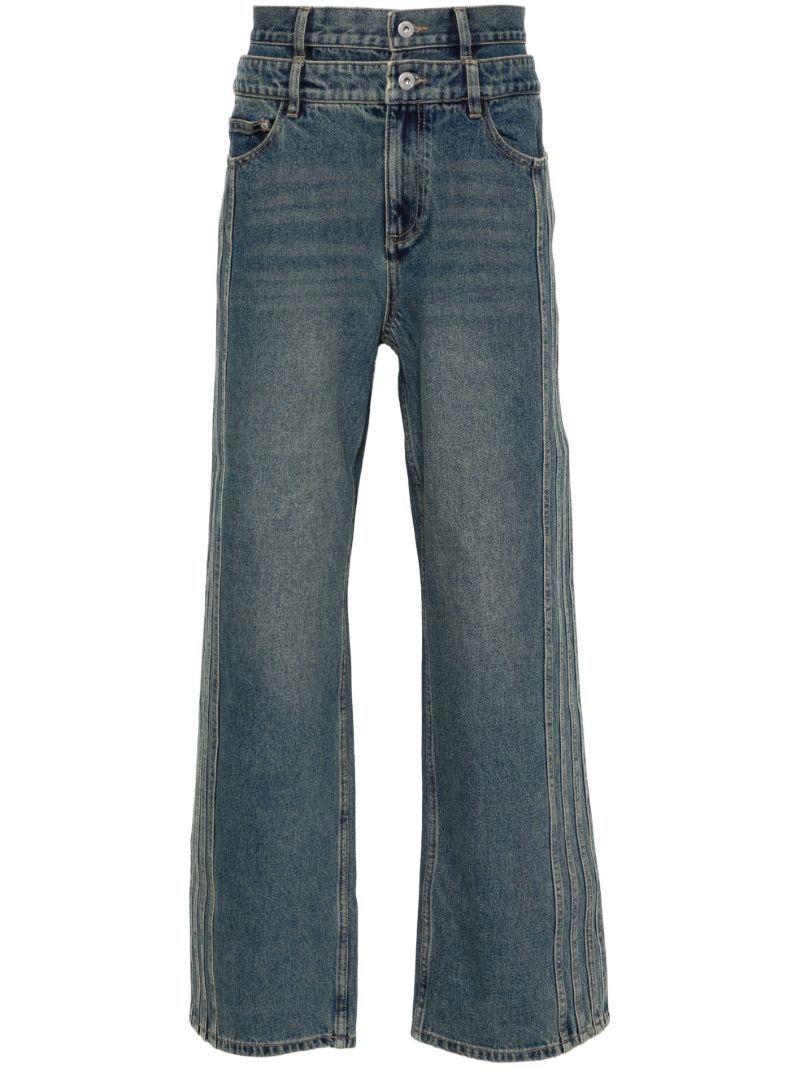 Double Waistband Jeans