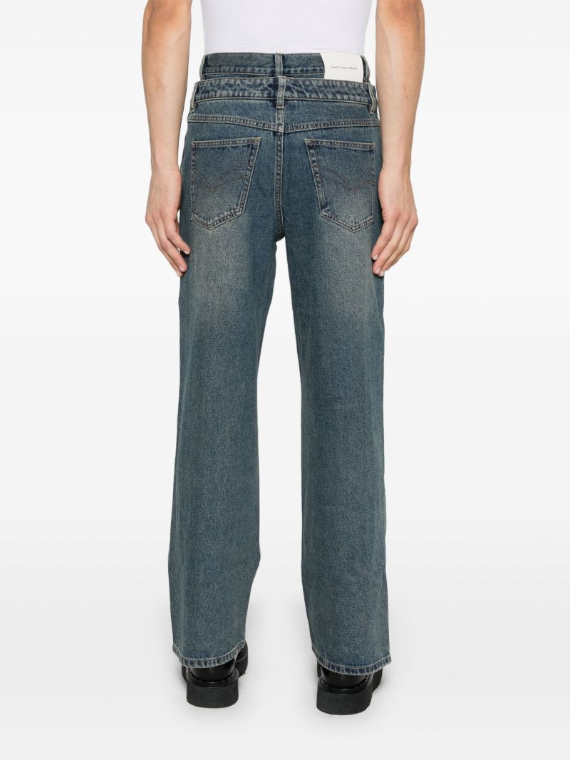 Double Waistband Jeans