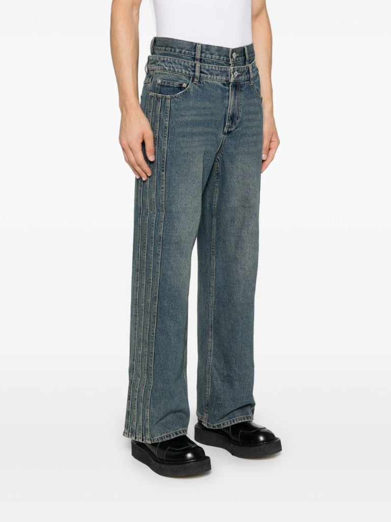 Double Waistband Jeans