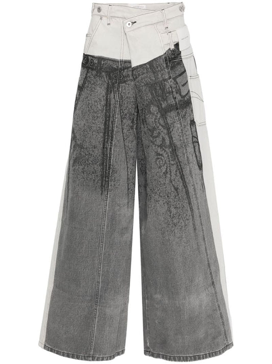 Panelled Jeans