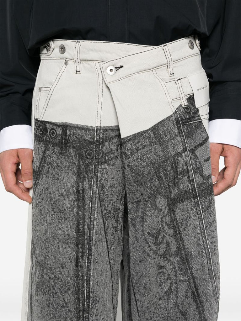 Panelled Jeans