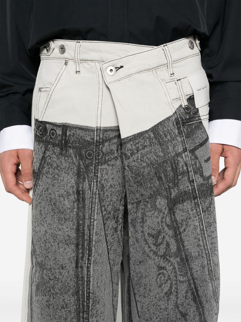 Panelled Jeans