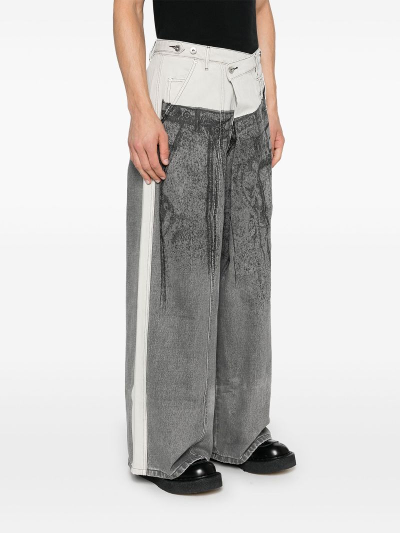 Panelled Jeans