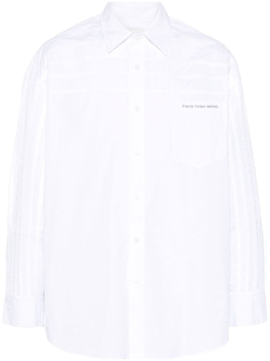 Panelled Cotton Shirt