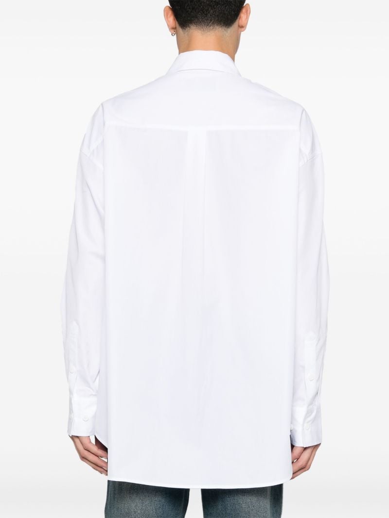 Panelled Cotton Shirt