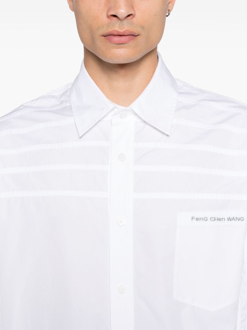 Panelled Cotton Shirt