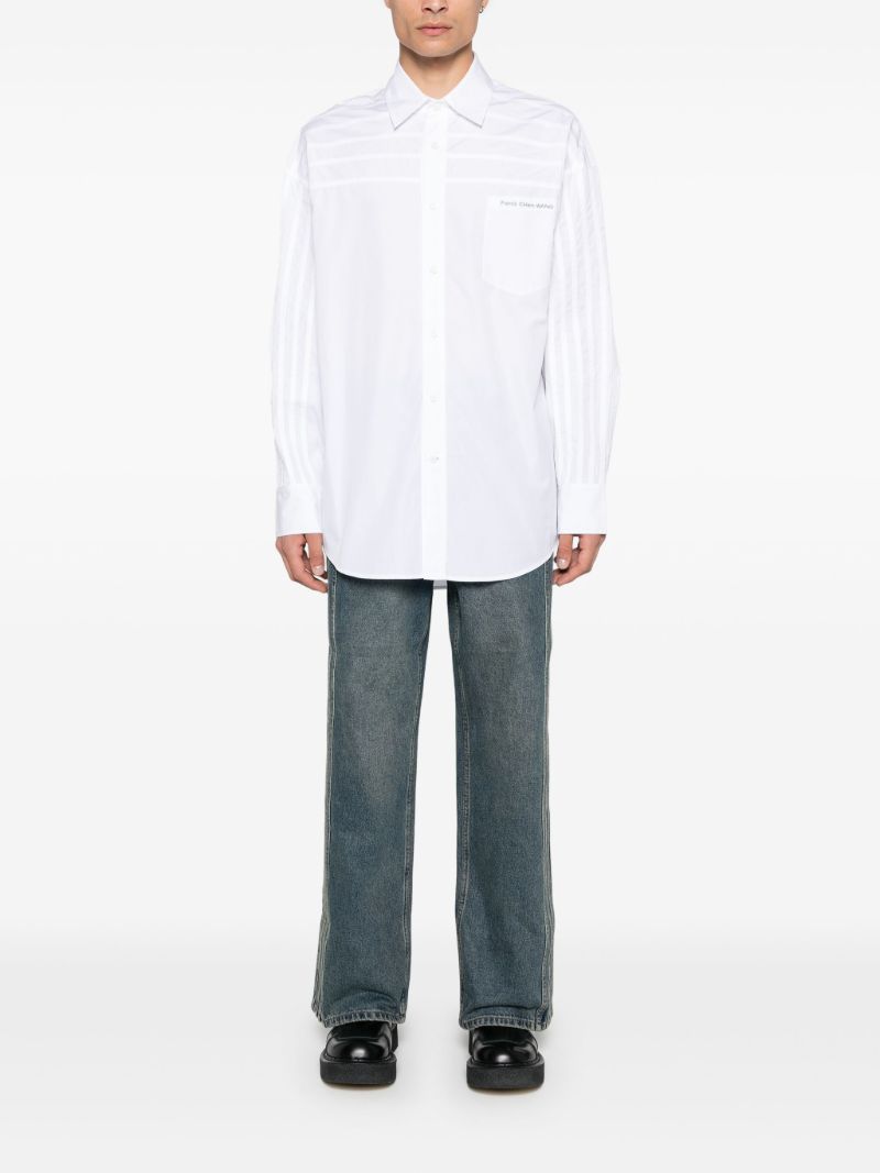 Panelled Cotton Shirt