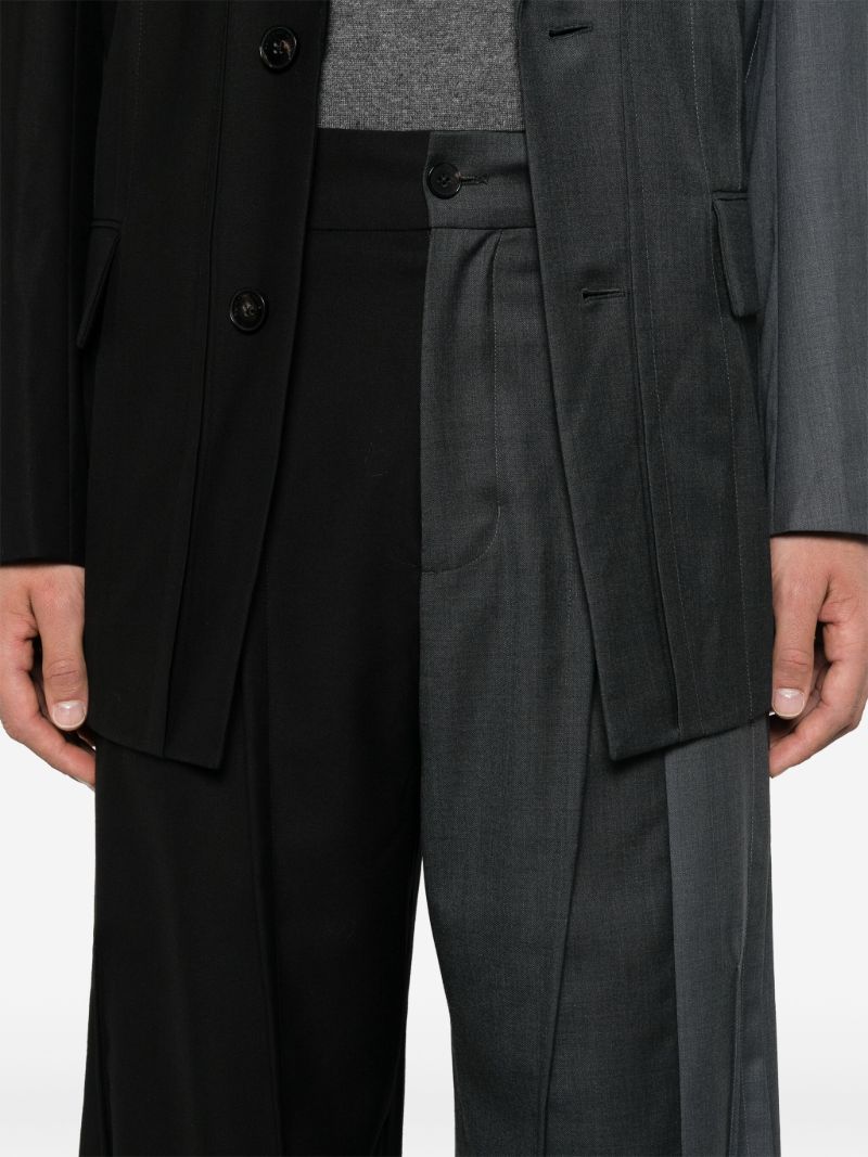 Pleated Gradient Trousers